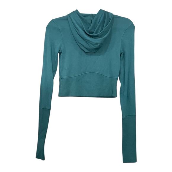 Lululemon Sweatshirt Women 6 Teal - Picture 3 of 4
